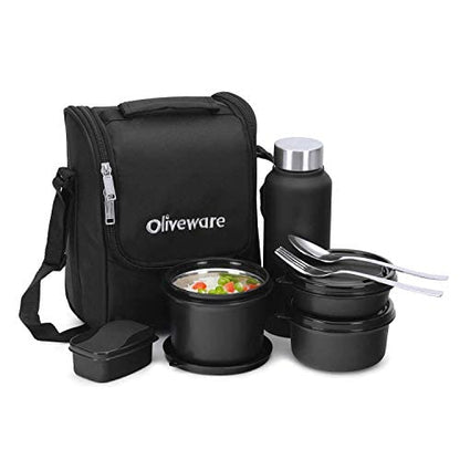 Teso Pro Lunch Box with Steel Spoon & Fork
