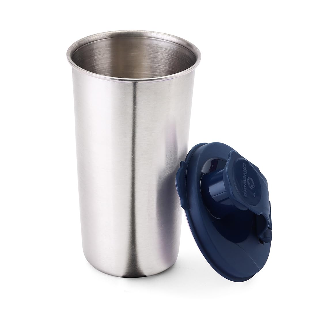 Fancy Stainless Steel Tumbler with Lid