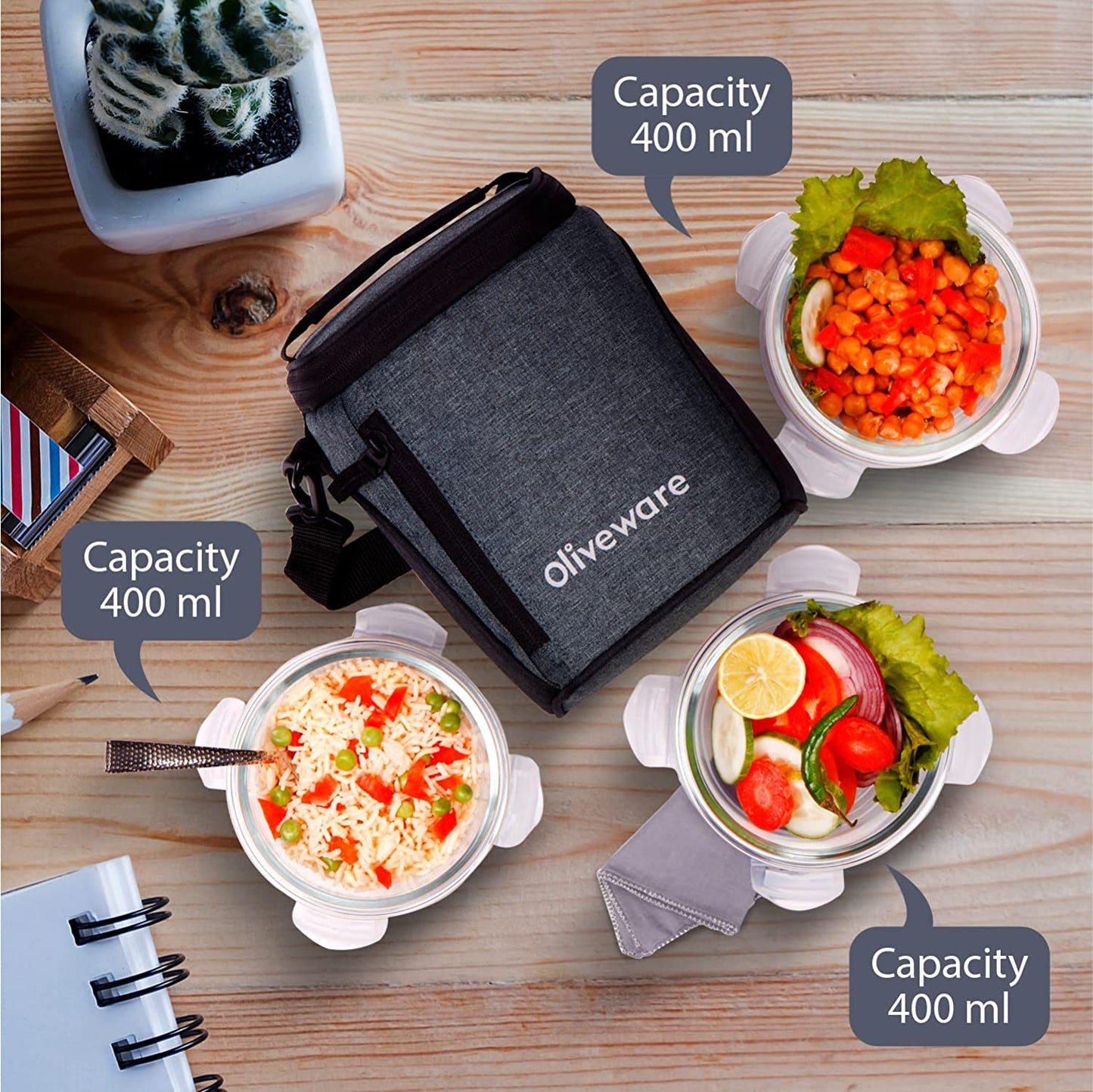 Grace Glass Lunch Box