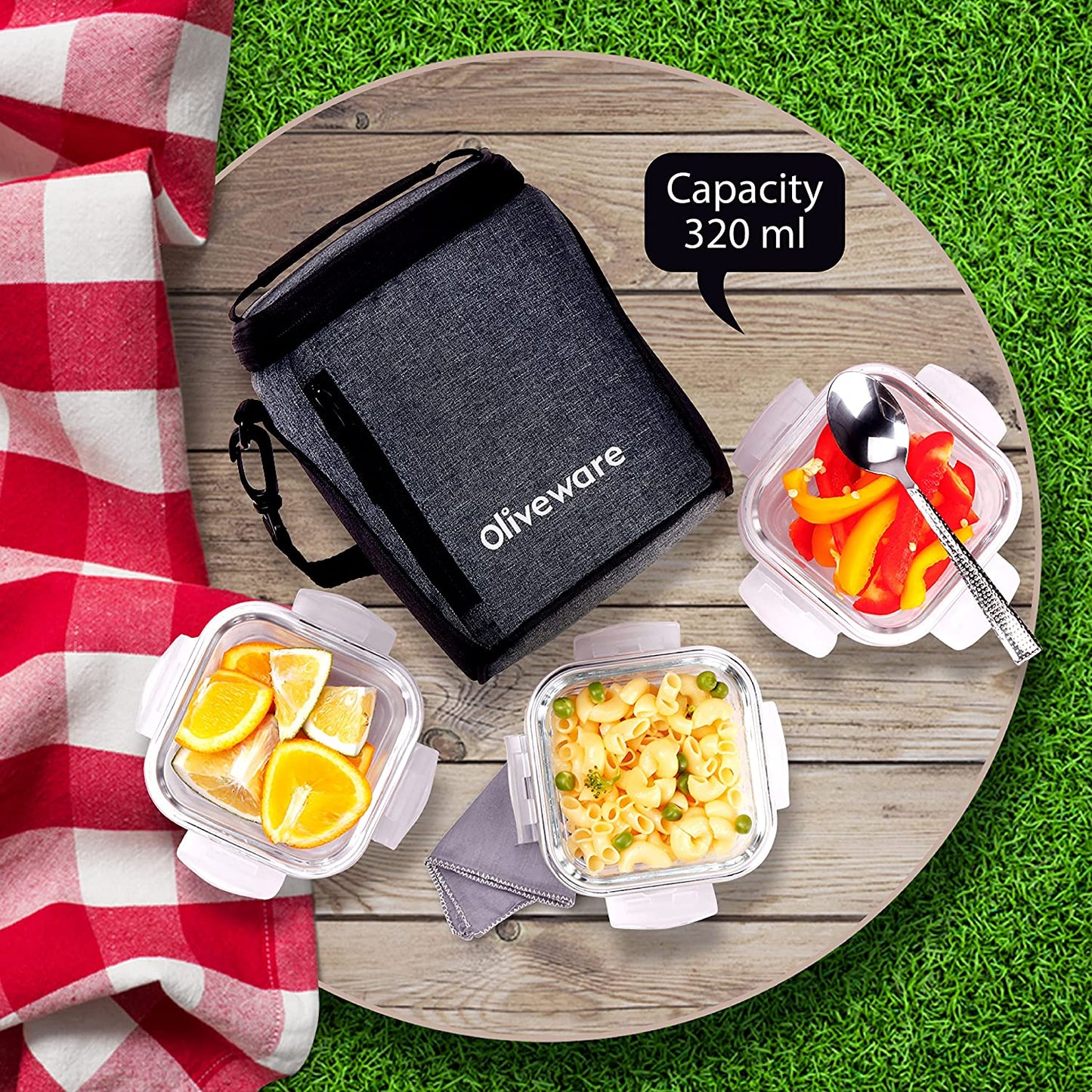 Ivy Glass Lunch Box