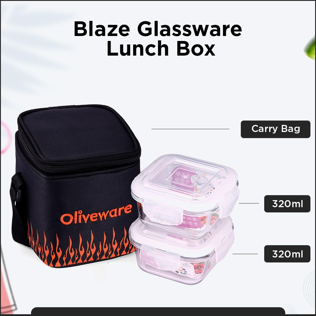 Blaze Glass Lunch Box