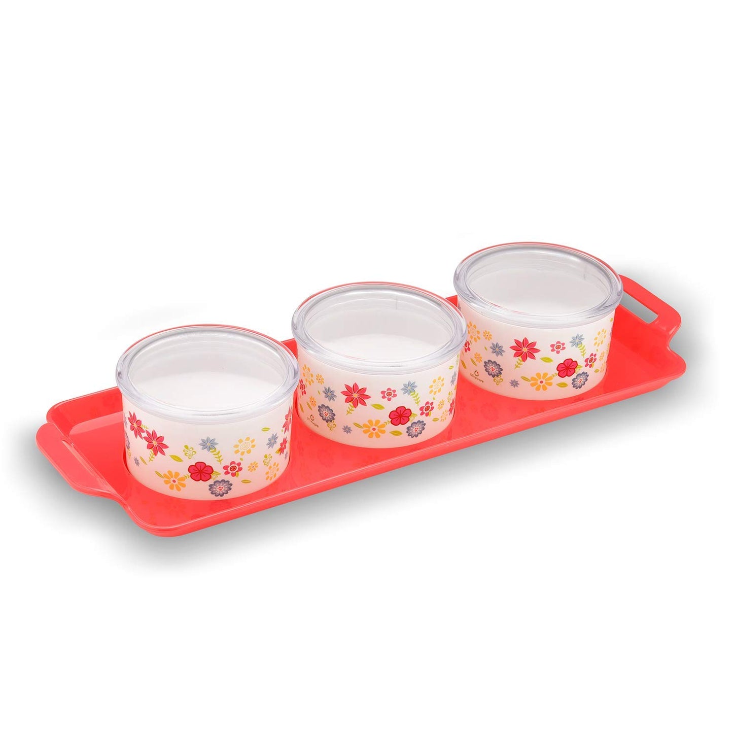 Venice Dry Fruit Container Tray (3*350 ML)