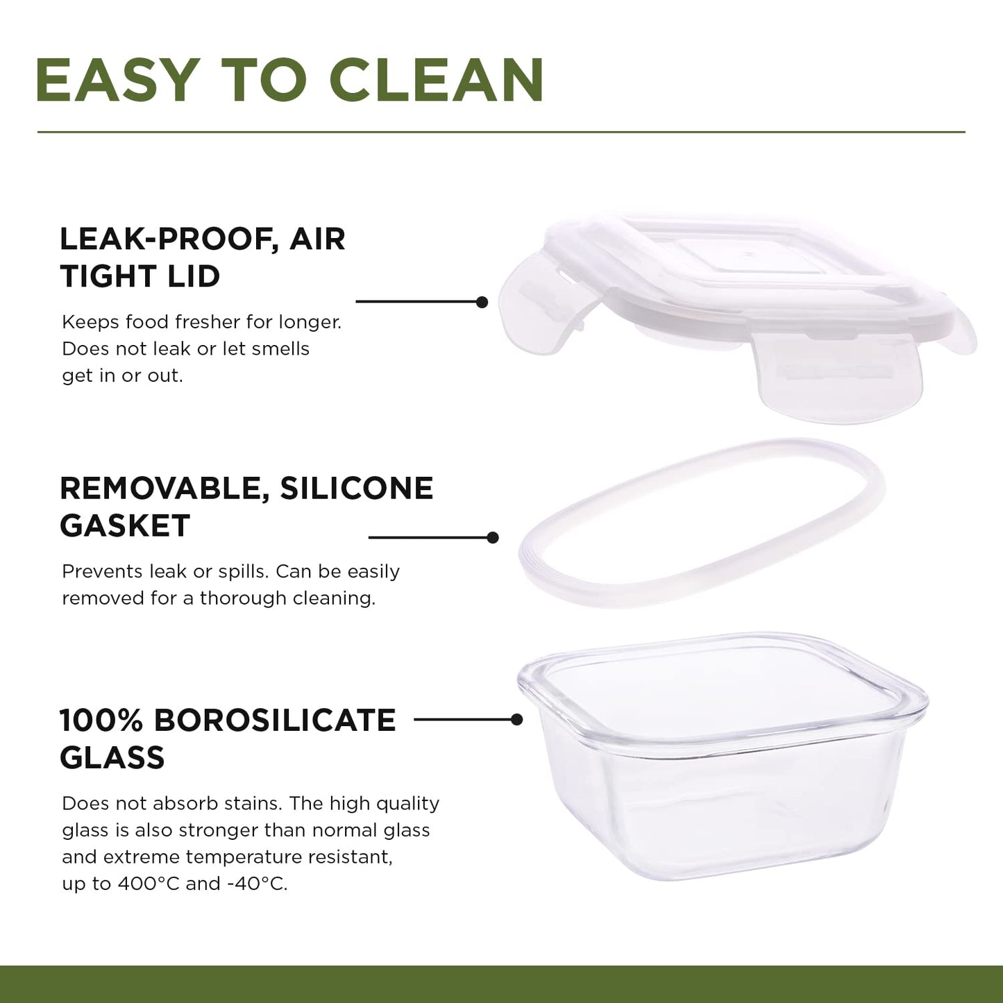 Deluxe Glass Lunch Box