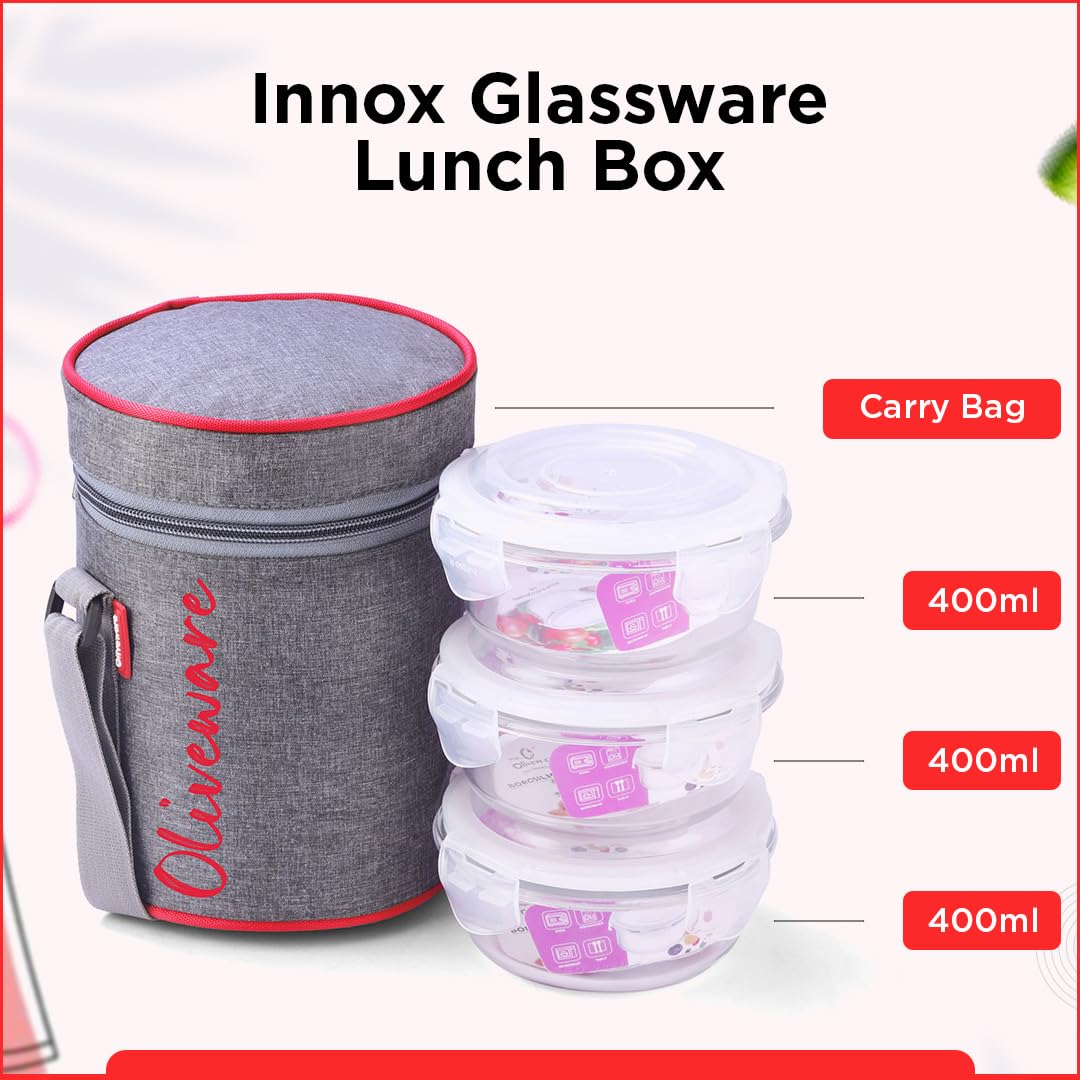 Innox Glass Lunch Box