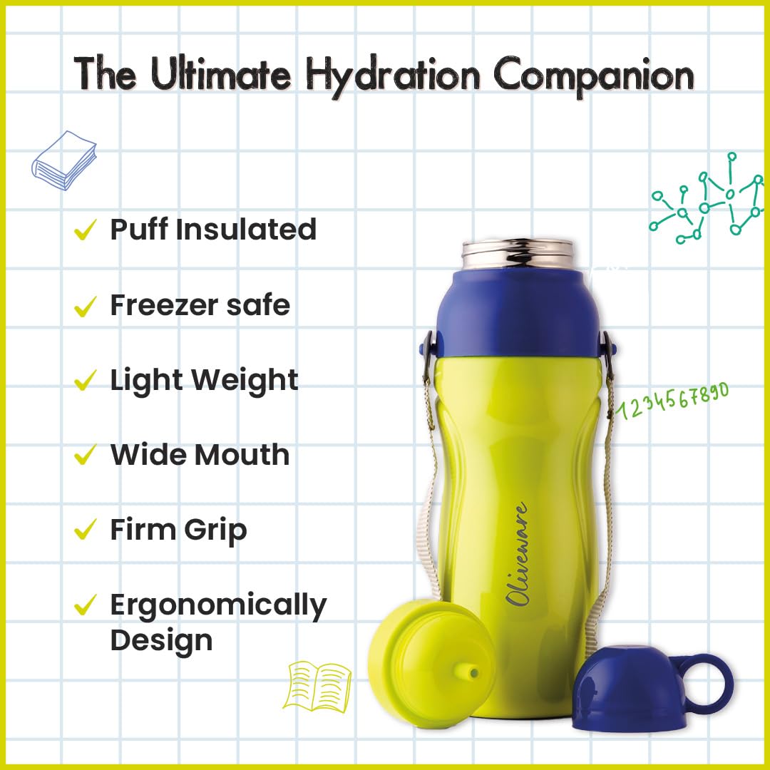 Spin Stainless Steel Water Bottle (500 ML)