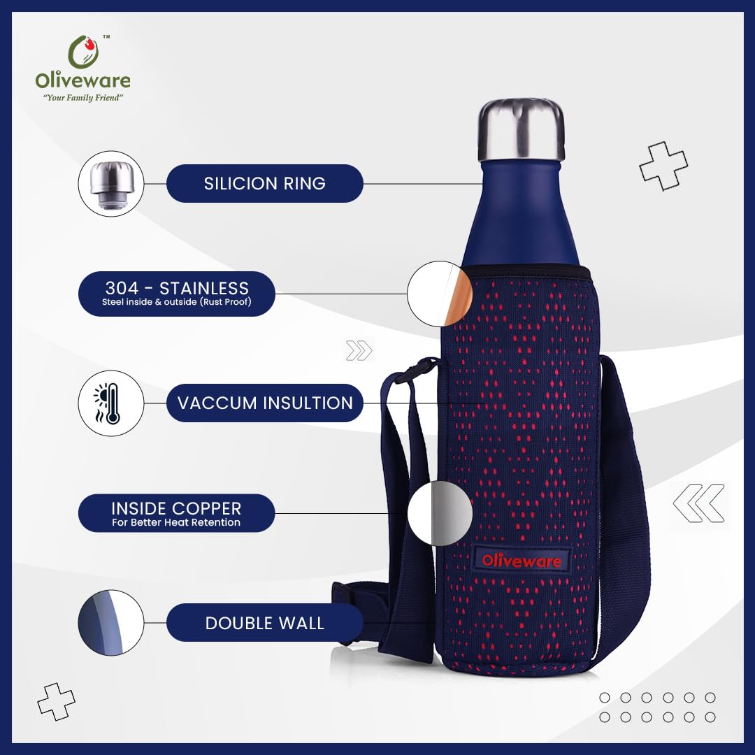 Sigma Vaccum Bottle with Sleeve - 500ml