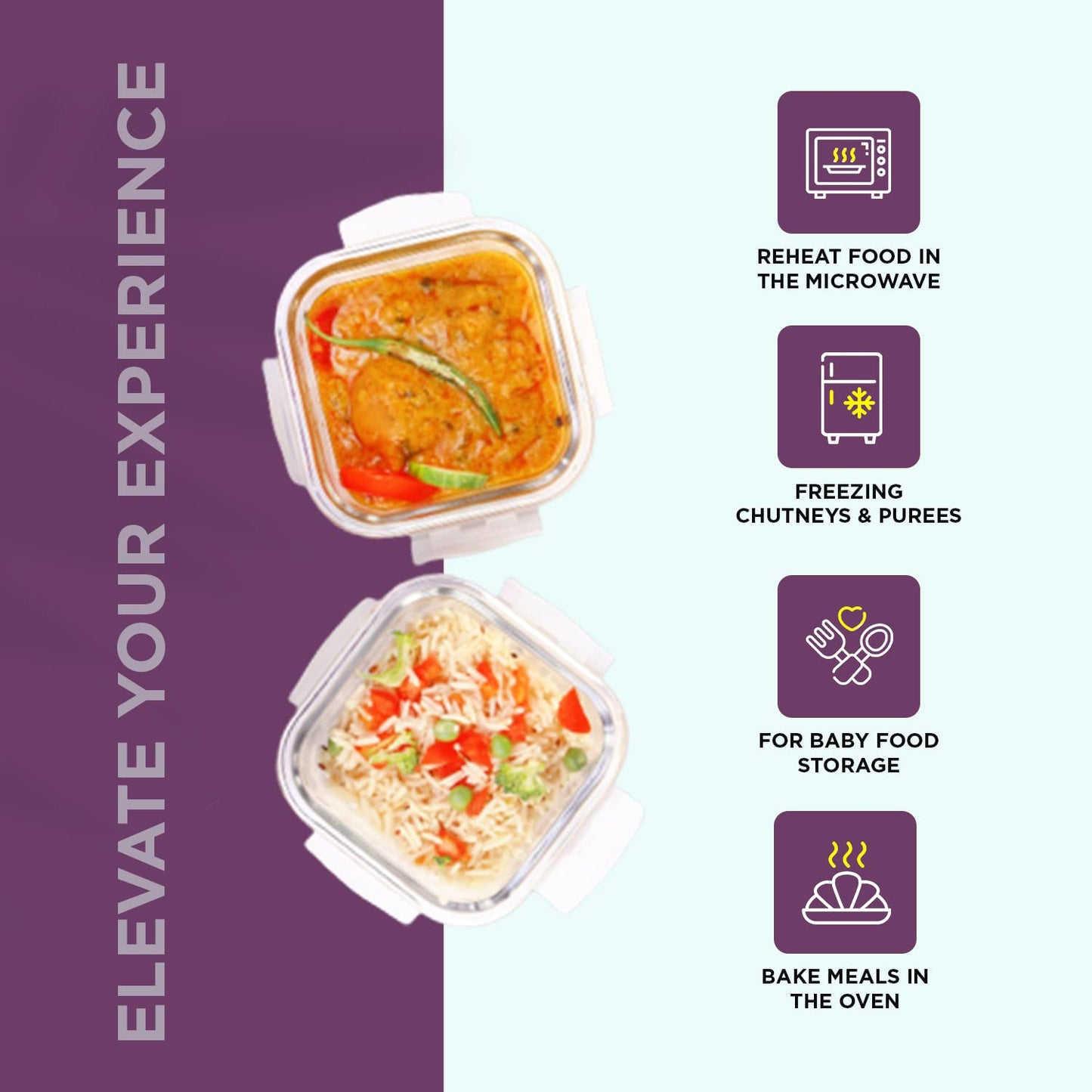 Feast Glass Lunch Box
