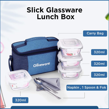 Slick Glass Lunch Box