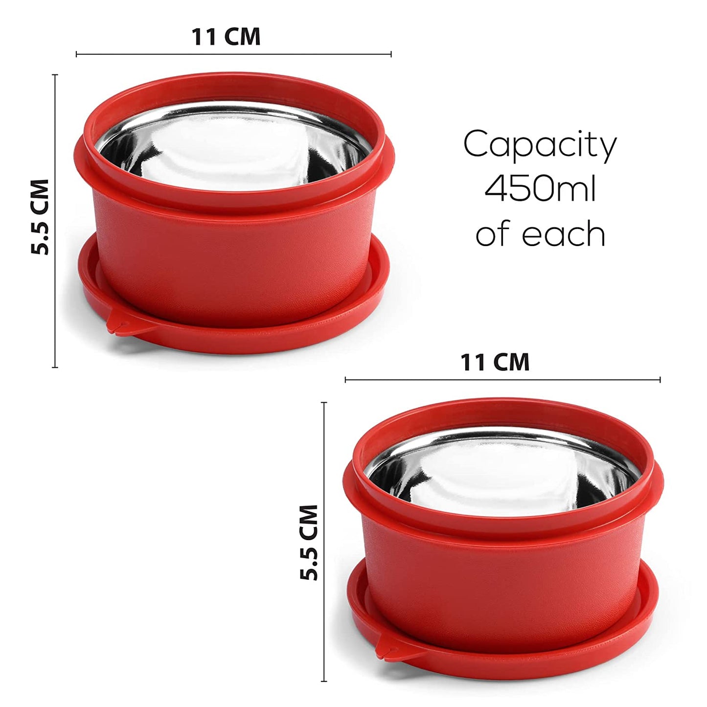 Benny Containers - Set of 2 (450 ML)