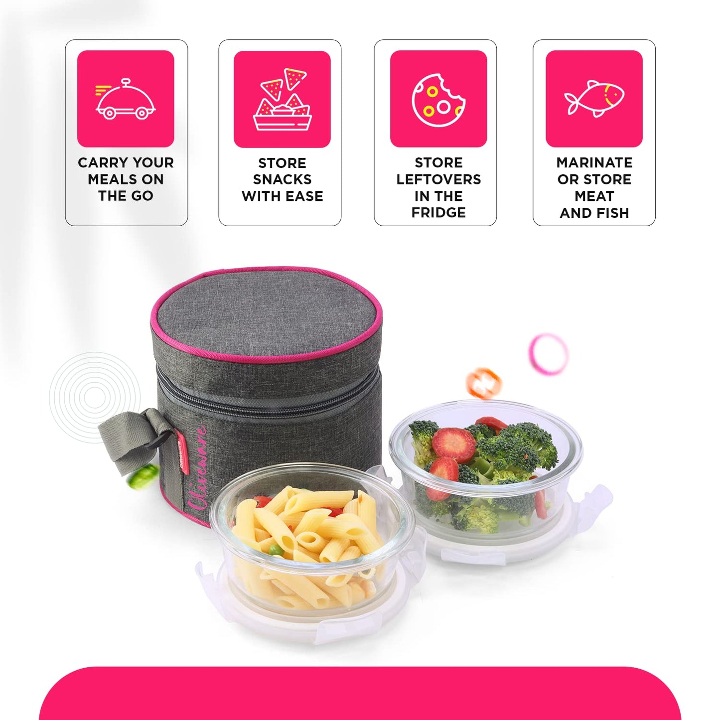 Rocky Glass Lunch Box
