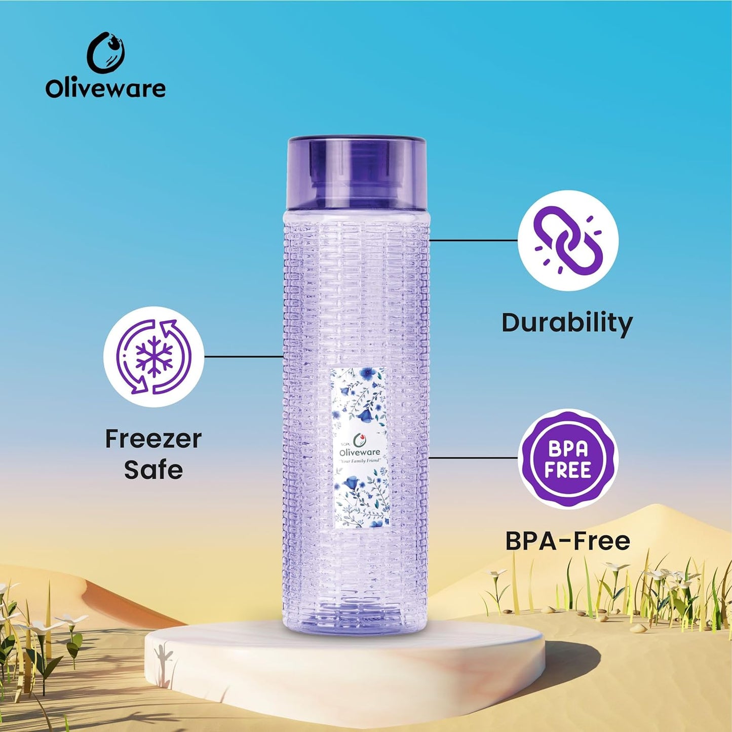 Oliveware Weaving Water Bottle