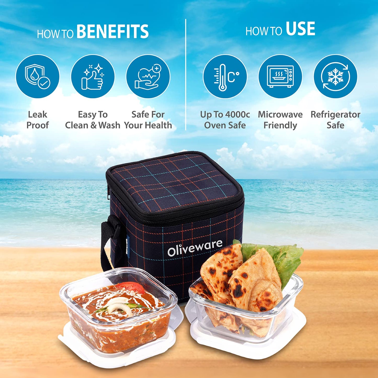 Feast Glass Lunch Box
