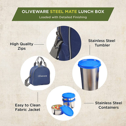 Steel Mate Lunch Box