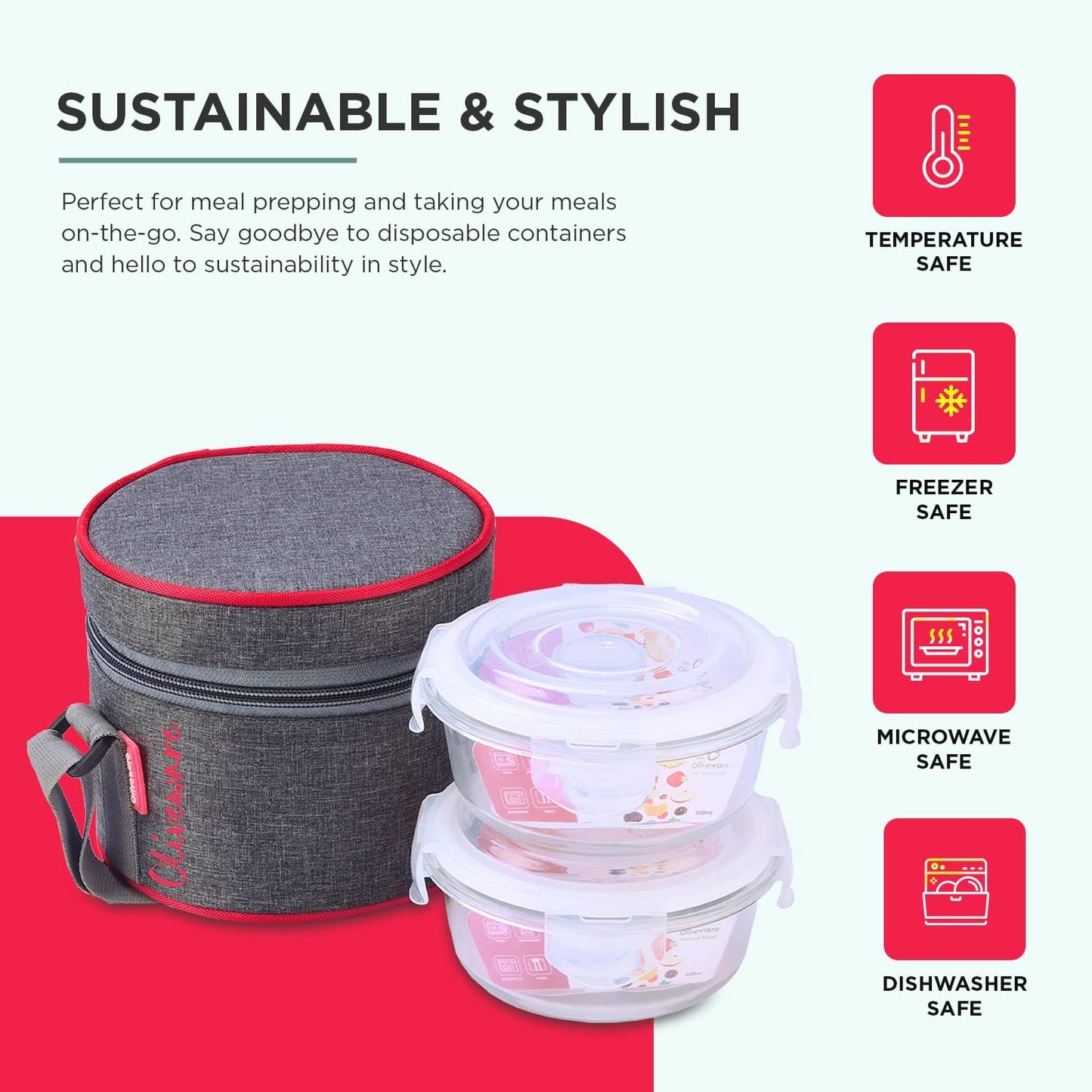 Rocky Glass Lunch Box