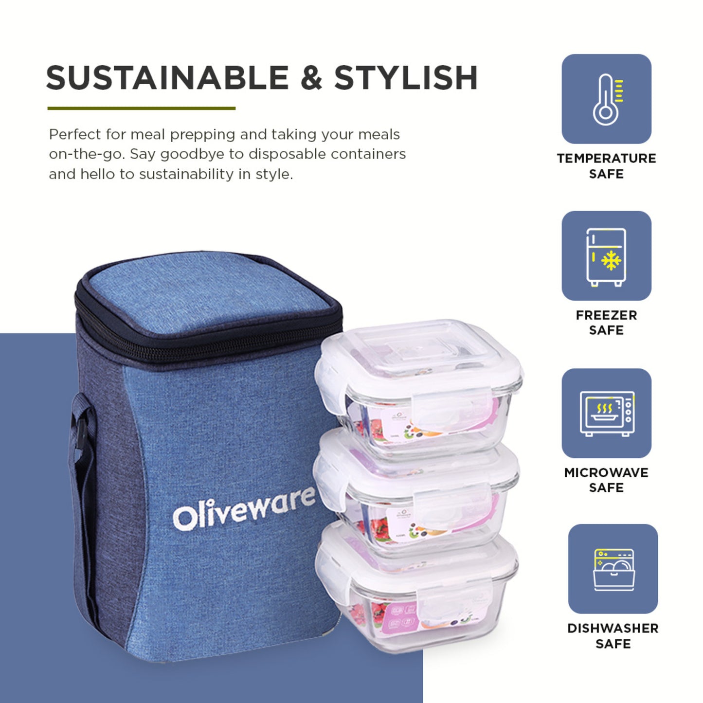 Eathen Glass Lunch Box