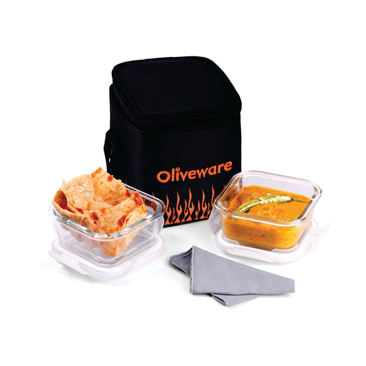 Blaze Glass Lunch Box
