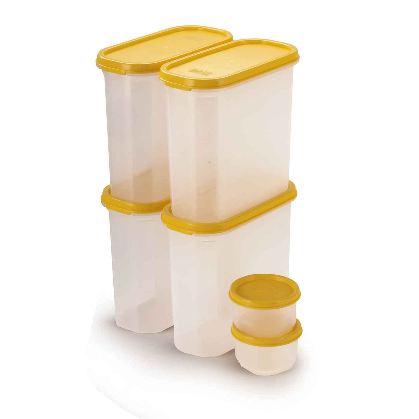 Modular Storage Container - Set of 6 (2*180 ml & 4*1800 ml )