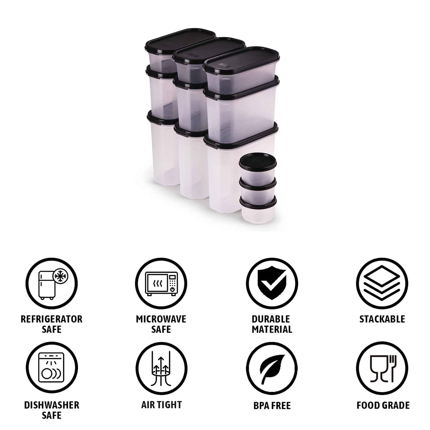 Modular Storage Container - Set of 12