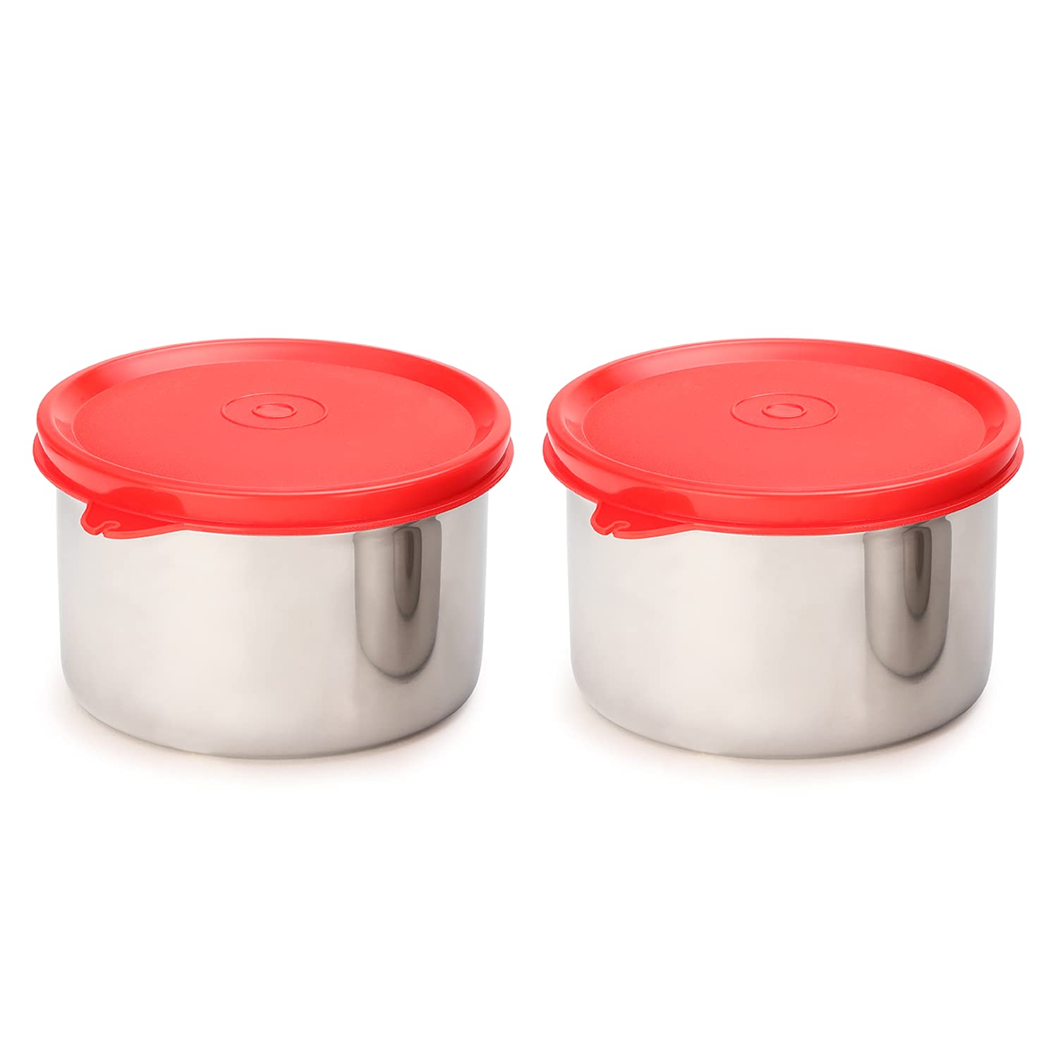 Magic Stainless Steel Containers - Set of 2 (600 ML) – Oliveware India