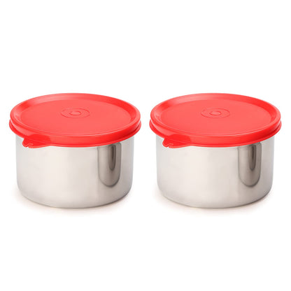 Magic Stainless Steel Containers - Set of 2 (600 ML)