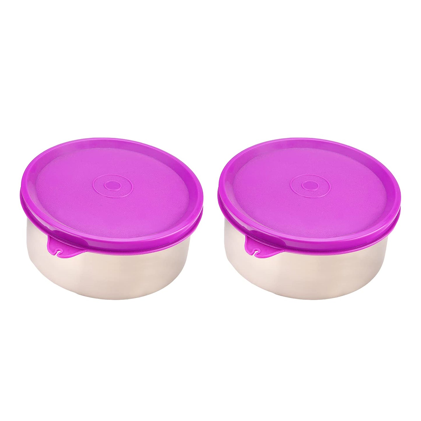 Magic Stainless Steel Containers - Set of 2 (450 ML)
