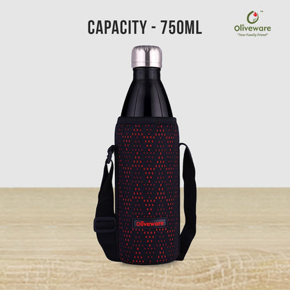 Camo Vaccum Bottle with Sleeve - 750ml