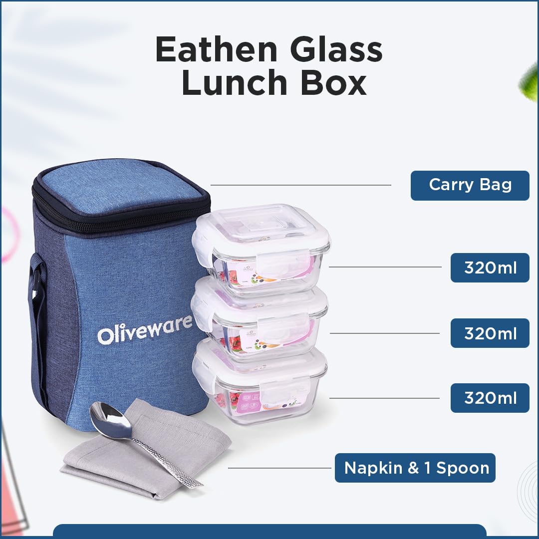 Eathen Glass Lunch Box