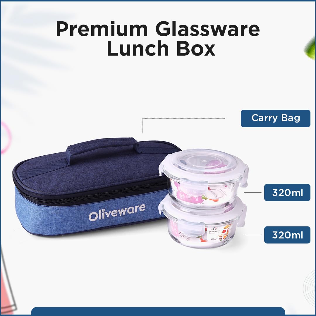 Delta Glass Lunch Box
