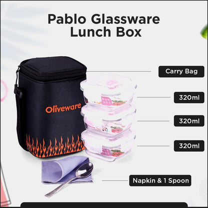 Pablo Glass Lunch Box
