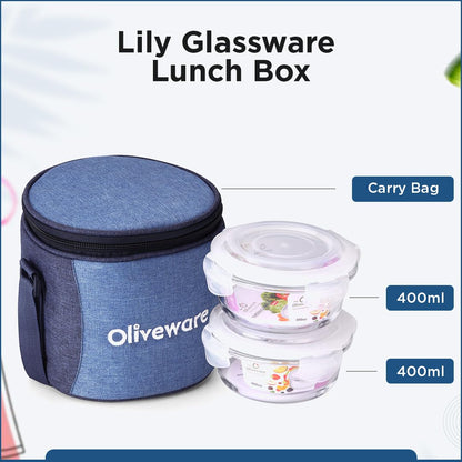 Lily Glass Lunch Box