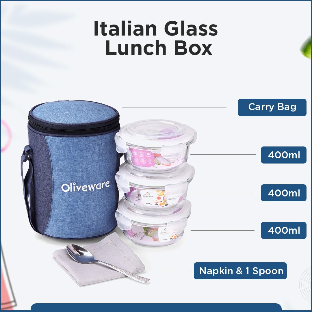 Italian Glass Lunch Box
