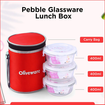 Pebble Glass Lunch Box