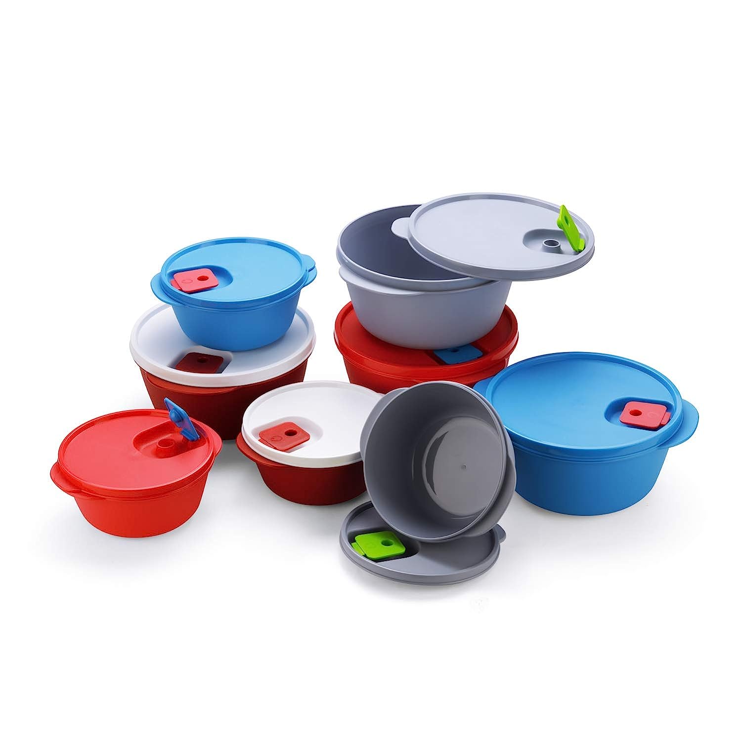 Container Food Micro Plastic Micro Dynasty Containers Food Storage with Air Vent Lid ...