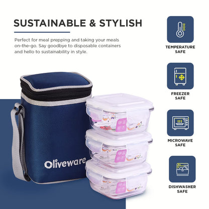 Bounty Glass Lunch Box