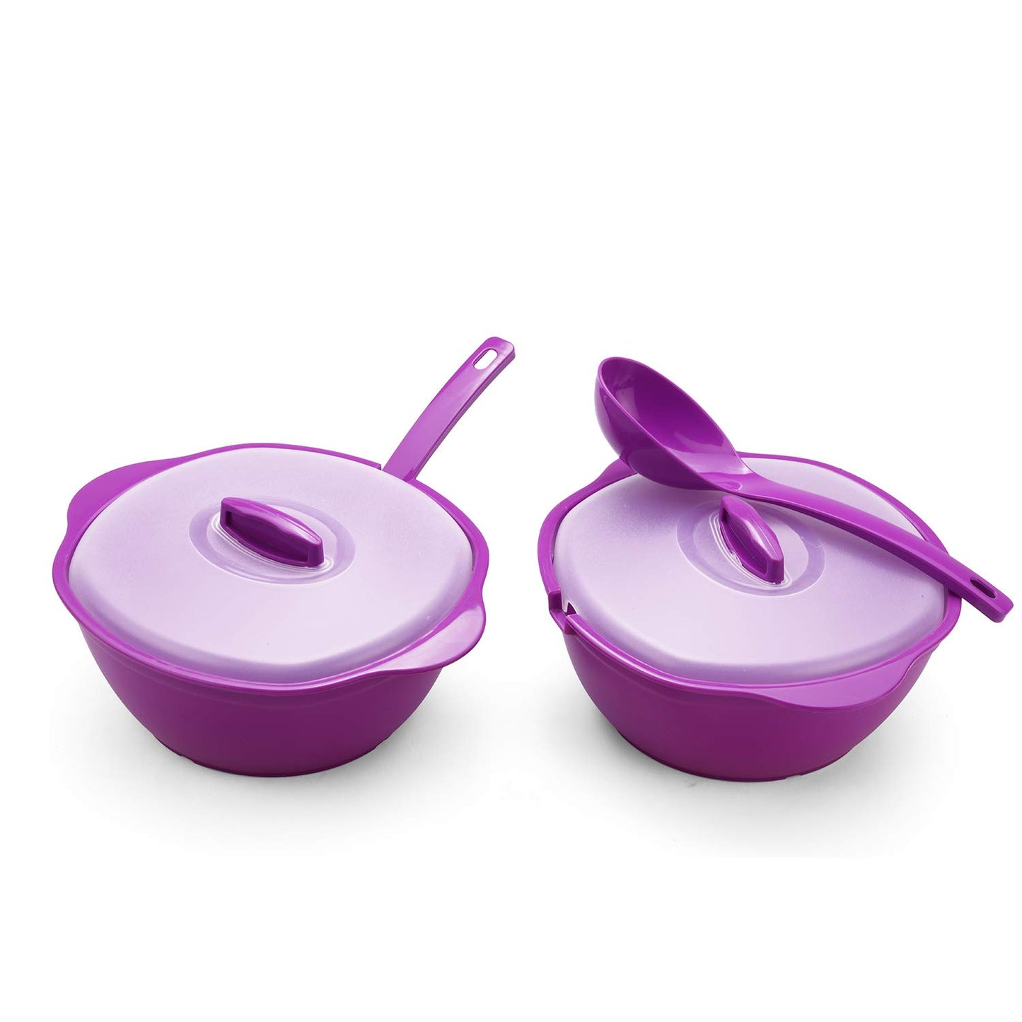Serving Bowls with Lids Set of 2 ( 2000 ML)