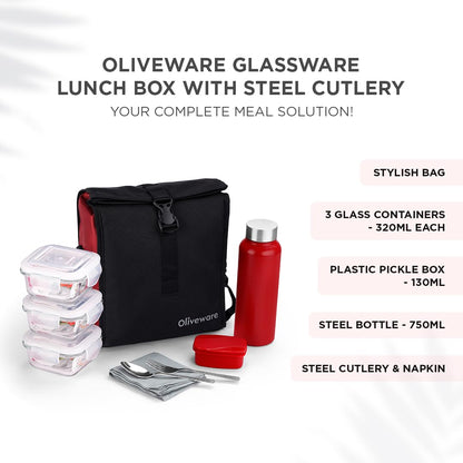 Crystal Glass Lunch Box