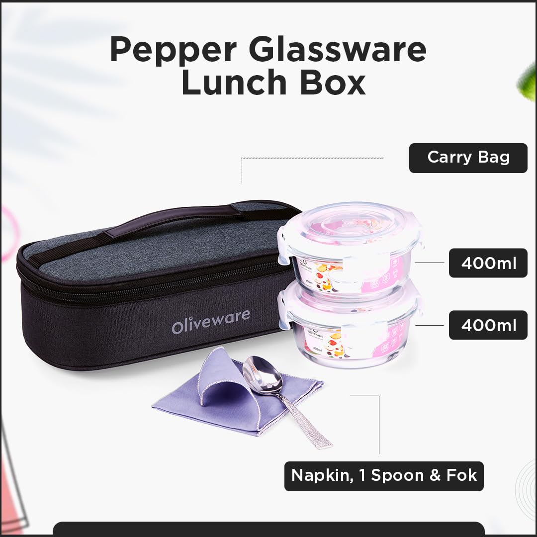 Pepper Glass Lunch Box