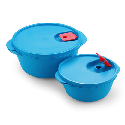 Plastic Micro Dynasty Containers Food Storage with Air Vent Lid