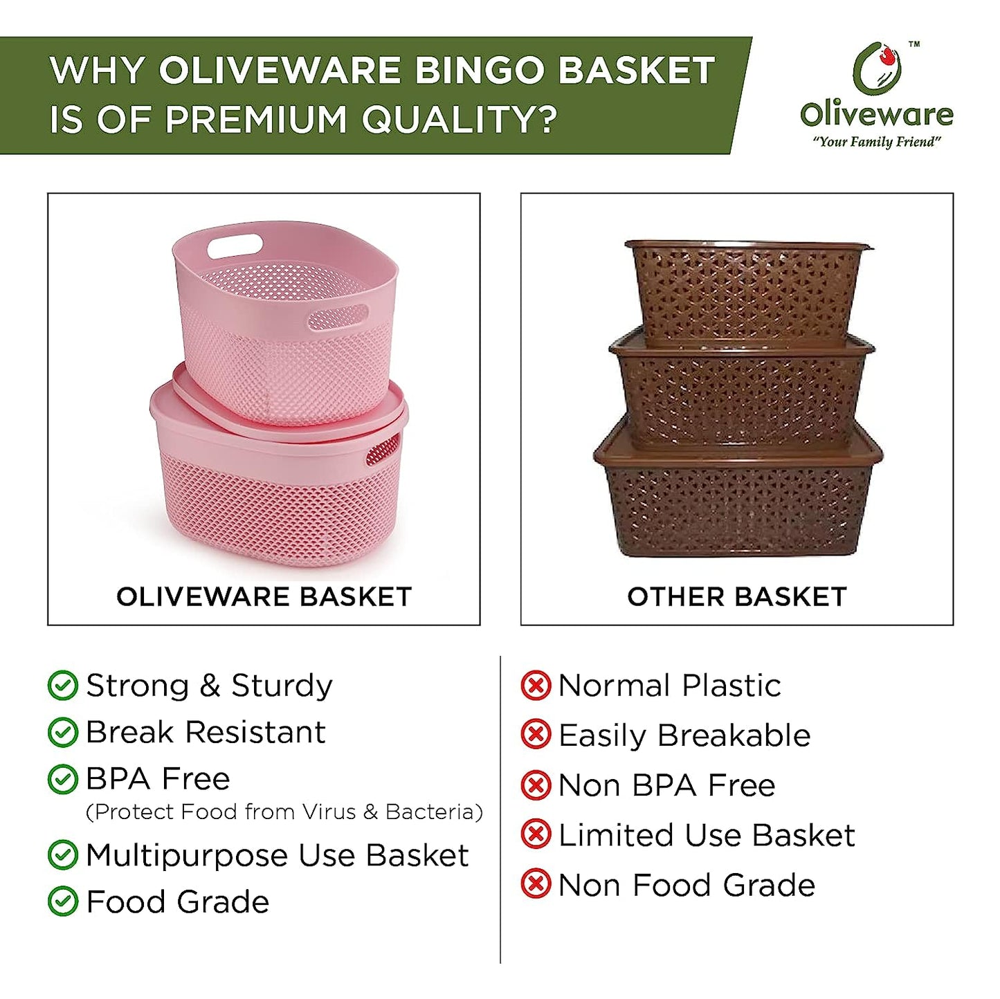 Bingo Basket Set of 2 (Small)