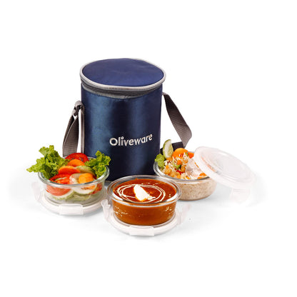 Pebble Glass Lunch Box