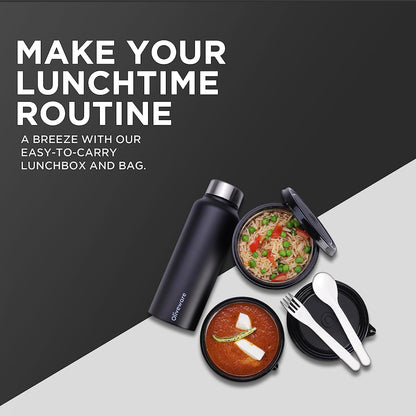 Teso Lunch Box with Plastic Spoon & Fork