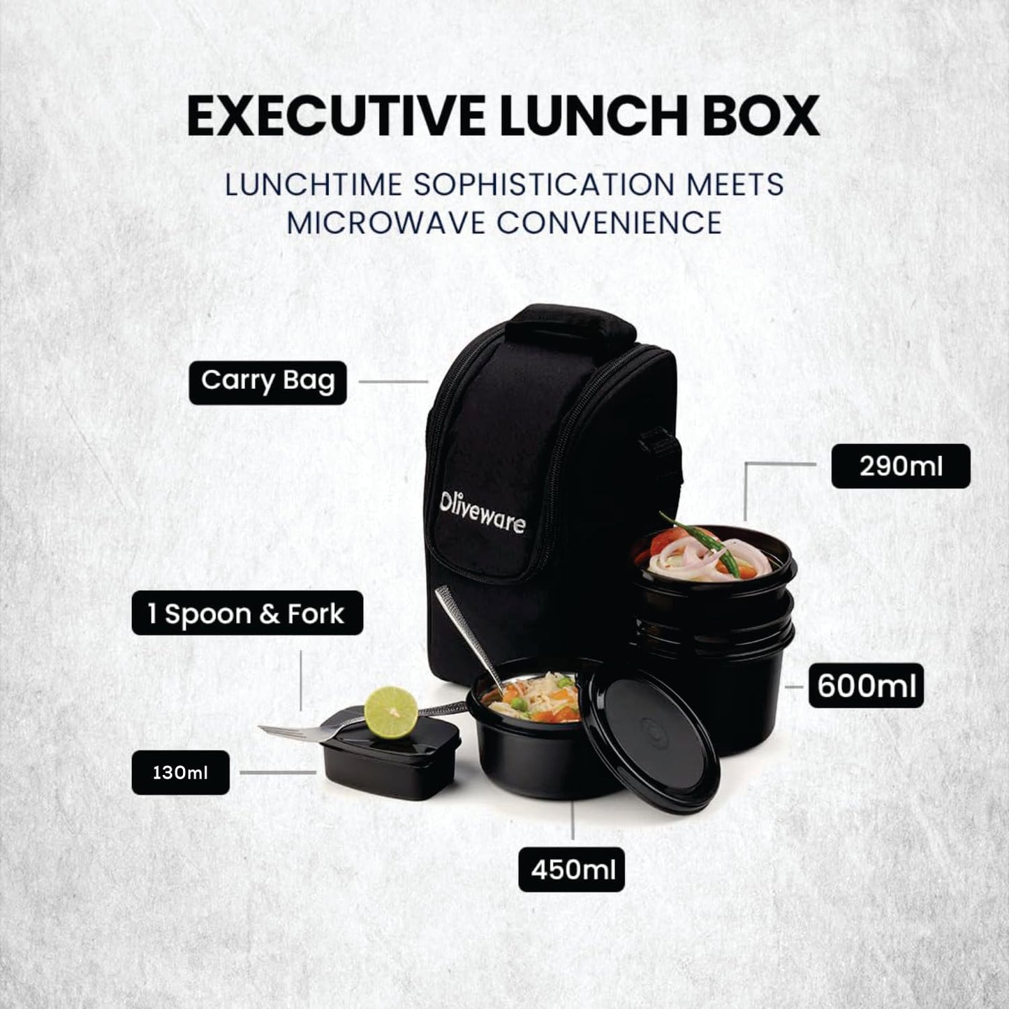 Executive Microwave Safe Lunch Box