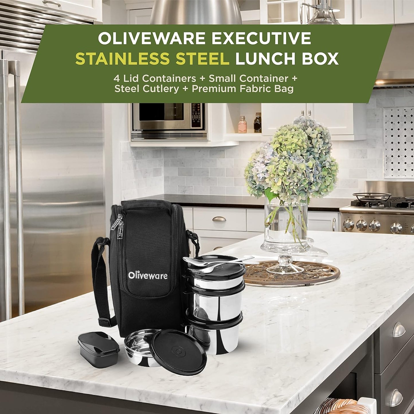 Executive Stainless Steel Lunch Box