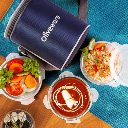 Pebble Glass Lunch Box