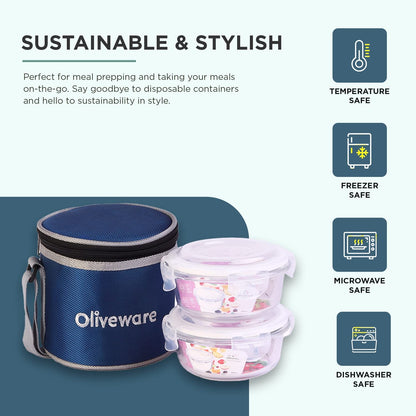 Bold Glass Lunch Box
