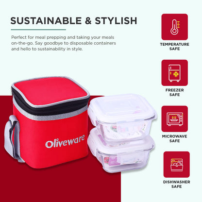 Deluxe Glass Lunch Box