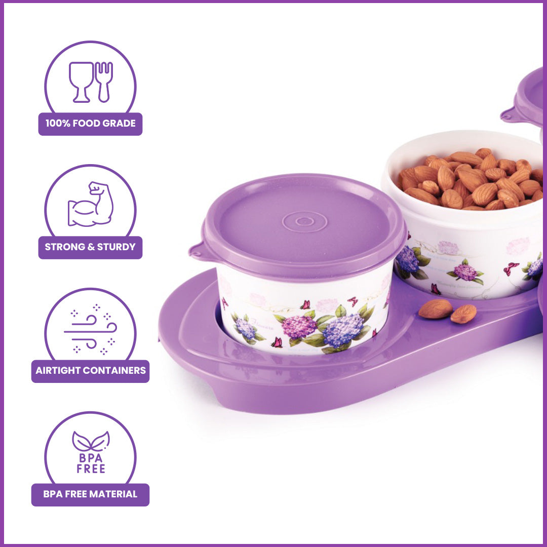 Ruby Container Ruby Containers Tray (3*450 ML) – Oliveware India